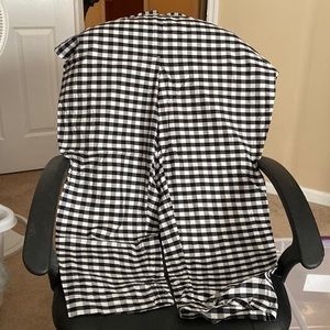 Talbots Plus Size 24W Black & White Ankle Pant